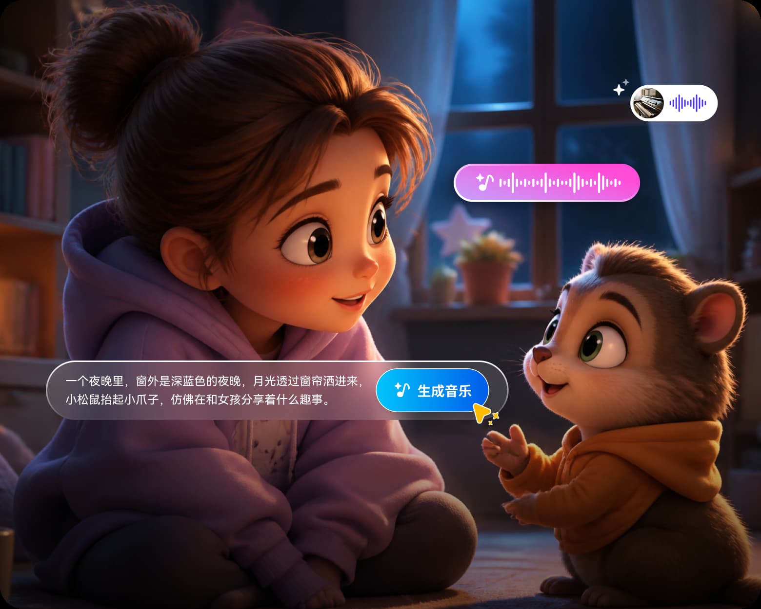 AI 文生音乐/音效功能