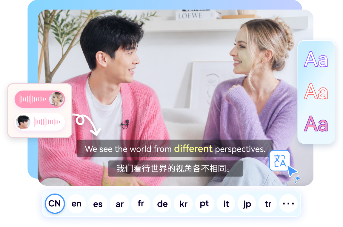 语音与字幕智能处理能力
